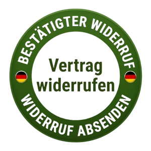 Bestätigter Widerruf für den Energieausweis-Auftrag