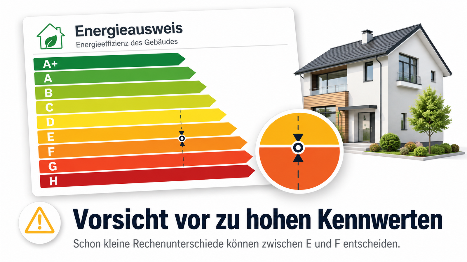 Verbrauchsausweis – Vorsicht vor zu hohen Kennwerten