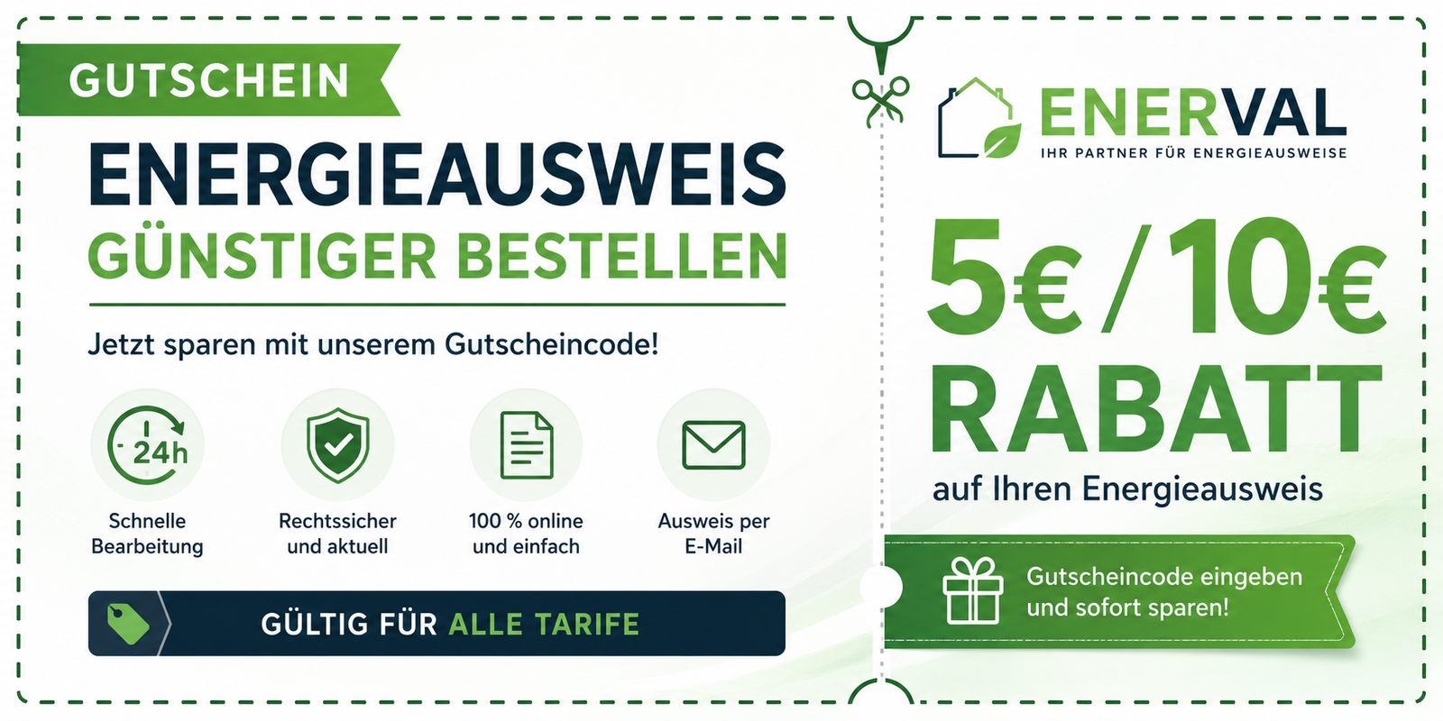 Energieausweis Gutschein 2026 – Jetzt sparen