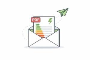 Energieausweis als PDF wird nach erfolgreicher Prüfung per E-Mail versendet