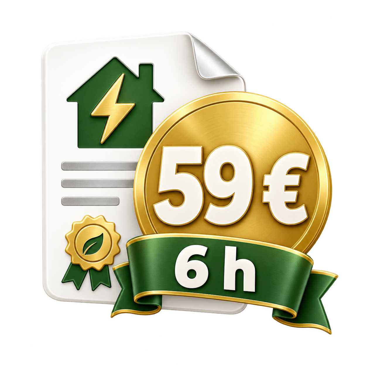 Verbrauchsausweis für 59 Euro